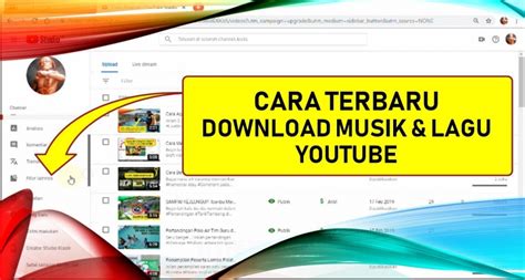 Ini 5 Cara Download Lagu dan Video dari YouTube .